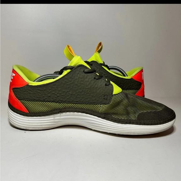 Nike Mens Solarsoft Moccasin 555301-336 Green Running Shoes Size 13 (295 Box 33) - Picture 4 of 9